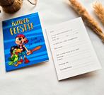 Uitnodigingen kinderfeestje piraat - 6 stuks - Nieuw, Ophalen of Verzenden, Nieuw