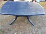 Tuintafel kleur blauw, Ophalen of Verzenden, Zo goed als nieuw, Rechthoekig