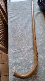 Houten wandelstok met metalen onderkant/punt, Diversen, Ophalen, Gebruikt