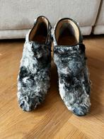 Salmaso laarzen, enkellaarzen, 37, volledig van leer en bont, Kleding | Dames, Schoenen, Lage of Enkellaarzen, Ophalen of Verzenden