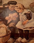 Te koop echte grote Ot en Sien Schilderij, Ophalen of Verzenden, 75 tot 100 cm, Schilderij, 50 tot 75 cm