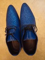 Nette blauwe lakschoenen - maat 40, Kleding | Heren, Schoenen, Ophalen, Blauw, Zo goed als nieuw, Veterschoenen