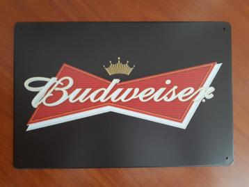 Budweiser 20x30 cm Reclamebord 