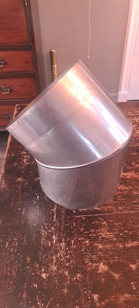 2 RVS 35 graden bochten, Ophalen of Verzenden, Vrijstaande haard, Houthaard