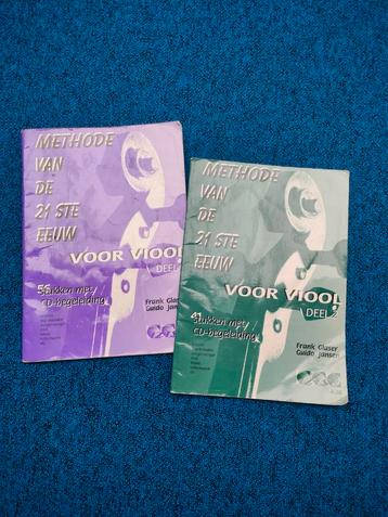 Vioolmethode 21ste eeuw deel 1 & 2 beschikbaar voor biedingen