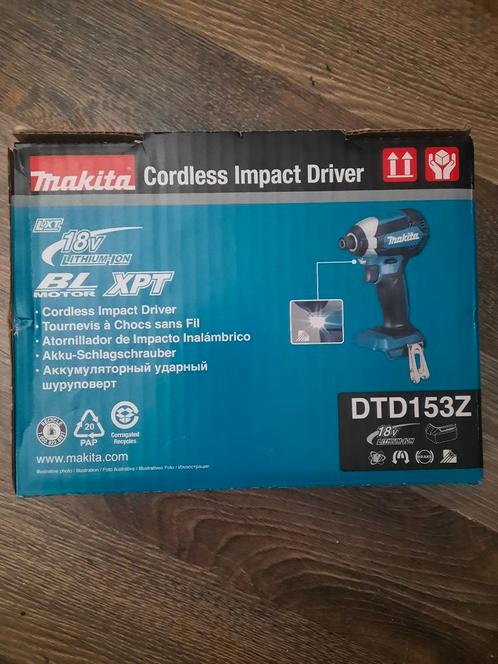Makita Cordless Impact Driver DTD153Z Body, Doe-het-zelf en Verbouw, Gereedschap | Boormachines, Nieuw, Boor- en Schroefmachine