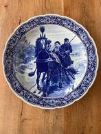 Authentiek Royal Sphinx Delfts blauw wandbord 40 cm, Antiek en Kunst, Antiek | Wandborden en Tegels, Ophalen