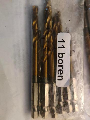 2x set van 11 staal/ijzer boren | 2mm «» 8,6mm beschikbaar voor biedingen