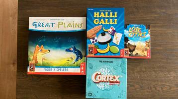 Vier spellen beschikbaar voor biedingen