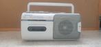 Radio Cassette Recorder Sony CFM-10 zeldzaam-wit, Audio, Tv en Foto, Radio's, Ophalen of Verzenden, Zo goed als nieuw, Transistorradio