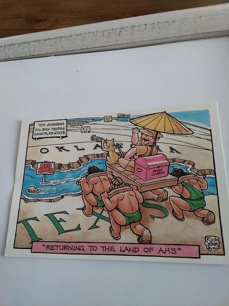 RICK GEARY  "RETURNING TO THE LAND OF AHS" 1991, Ophalen of Verzenden, 1980 tot heden, Overige thema's