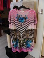 Te koop rose T-shirt met zwarte tijgerprint XL, Maat 46/48 (XL) of groter, Nieuw, Ophalen of Verzenden, Roze