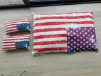 Zitzak sit & joy Amerikaanse vlag + kussens, Ophalen, Zo goed als nieuw, Overige kleuren, Zitzak