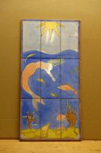 tegel tableau gesigneerd SVO 05   In mooie staat, Antiek en Kunst, Ophalen of Verzenden