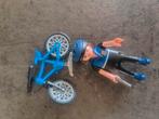 Playmobil agent op fiets 3168, Ophalen of Verzenden, Zo goed als nieuw