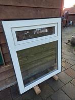 Kunststof Kozijn met Raam, Doe-het-zelf en Verbouw, Deuren en Horren, Gebruikt, Overige typen, Minder dan 200 cm, Glas