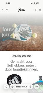 Professionele Padel Webshop | Direct Verkopen, Webdesign