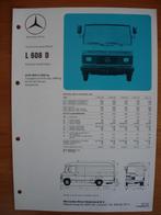 Mercedes 608 D Technische Specificatie folder 1983 BGL 608D, Ophalen, Mercedes, Zo goed als nieuw, Mercedes-Benz
