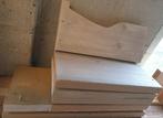 restant steiger houten planken ca 3 cm dik en bureau poten, Doe-het-zelf en Verbouw, Hout en Planken, Ophalen, 25 tot 50 mm, Zo goed als nieuw