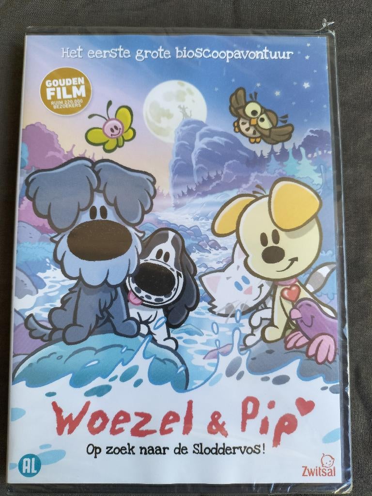 Woezel & Pip - Op zoek naar de Sloddervos! (dvd, NIEUW), Alle leeftijden, Ophalen of Verzenden, Nieuw in verpakking, Film