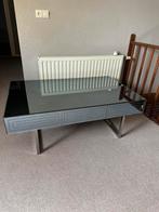 Glazen salontafel, Ophalen, 100 tot 150 cm, 50 tot 100 cm, Zo goed als nieuw