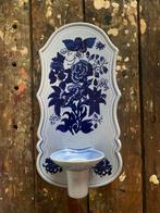 Blauwe Kaarshouder Keramiek Royal Sphinx Maastricht, Ophalen of Verzenden