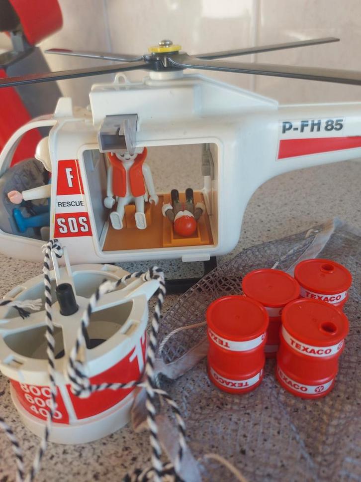 Rescue Helikopter van Playmobiel, Kinderen en Baby's, Speelgoed | Playmobil, Gebruikt, Ophalen of Verzenden
