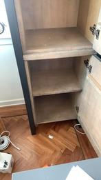 Massief eiken kast, Ophalen, Zo goed als nieuw, 25 tot 50 cm, 150 tot 200 cm
