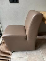 4 lederen eetkamerstoelen Mountain Vinsion Goossens, Huis en Inrichting, Fauteuils, Ophalen, Zo goed als nieuw