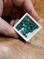 Ronde malachiet cabochon mix, Ophalen of Verzenden