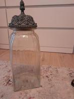 Mooie bewaar pot / sier vaas, Ophalen, Overige kleuren, Minder dan 50 cm, Glas