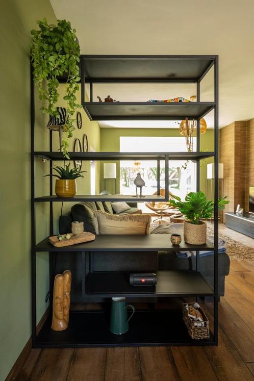 Woood Teun vakkenkast - 120cm breed - roomdivider, Huis en Inrichting, Kasten | Wandmeubels, Zo goed als nieuw, 150 tot 200 cm