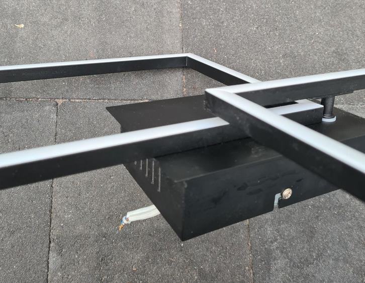 LED design plafondlamp 50x40cm, Huis en Inrichting, Lampen | Plafondlampen, Zo goed als nieuw, Kunststof, Ophalen of Verzenden