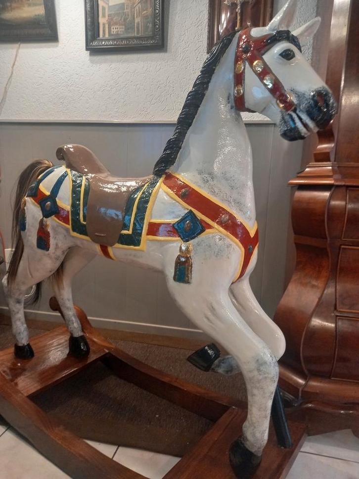 Antiek Schommelpaard - Begin 1900, Antiek en Kunst, Antiek | Speelgoed, Ophalen