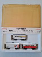3-delige Märklin AGFA wagonset H0, Hobby en Vrije tijd, Modeltreinen | H0, Wisselstroom, Gebruikt, Wagon, Ophalen of Verzenden