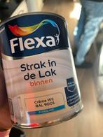 Flexa strak in de lak. Creme wit 9001, Doe-het-zelf en Verbouw, Verf, Beits en Lak, Ophalen of Verzenden, Zo goed als nieuw