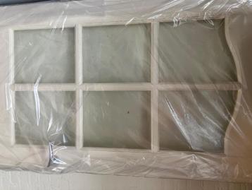 Stompe deur 201,5 cm x 83 cm wit incl. glas beschikbaar voor biedingen