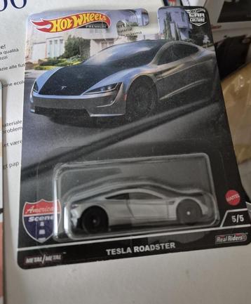 hot wheels Tesla Roadster American real riders american new beschikbaar voor biedingen