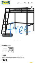 ikea fame hoogslaper, Huis en Inrichting, Ophalen, Wit, Tweepersoons, 140 cm
