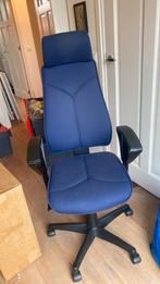 Kinnarps bureaustoel, Huis en Inrichting, Bureaustoelen, Ophalen, Gebruikt, Blauw, Bureaustoel