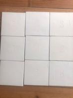 Friese witjes 9 stuks wand tegels, Zo goed als nieuw, Minder dan 5 m², Wandtegels, Keramiek