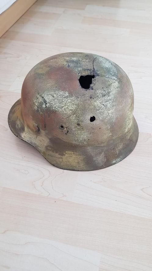 Duitse M35 helm., Verzamelen, Militaria | Tweede Wereldoorlog, Landmacht, Duitsland, Ophalen of Verzenden