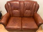 Bankstel Leer / Leather Couch, Leer, Zo goed als nieuw, Ophalen