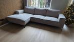 Moderne bank met chaise longue, Huis en Inrichting, Ophalen, Zo goed als nieuw, Stof, Modern