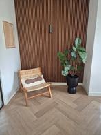 HKLIVING Loungestoel Abaca teak, Huis en Inrichting, Fauteuils, Ophalen of Verzenden, Zo goed als nieuw