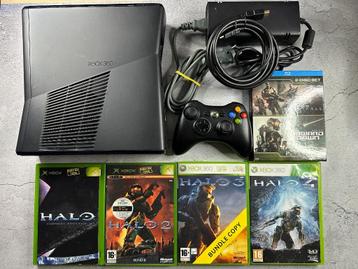 Xbox 360 S console Halo games set met controller
