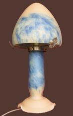 Vintage pate de verre paddenstoel lamp, Antiek en Kunst, Ophalen