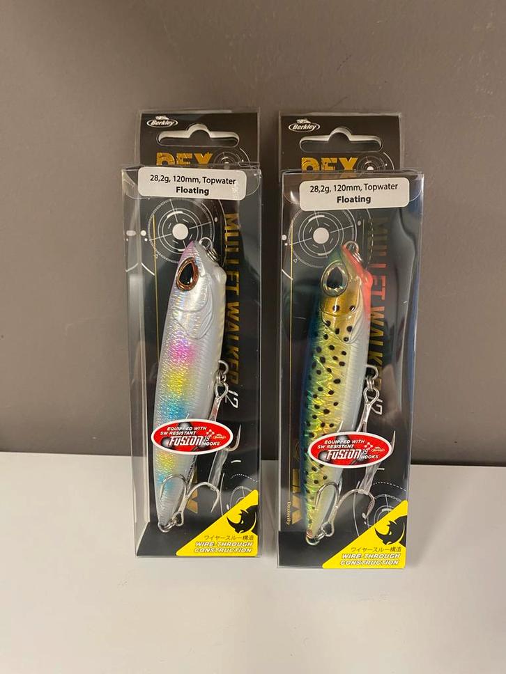 Berkley Dex Mullet Walker 12 - Nieuw!, Watersport en Boten, Hengelsport | Roofvissen, Nieuw, Complete set, Ophalen of Verzenden