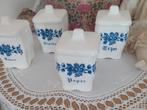 4 brocante kruidenpotjes, Antiek en Kunst, Ophalen of Verzenden