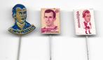 OUD SPELER FEYENOORD COEN MOULIJN 3 SPELDEN, Verzamelen, Speldjes, Pins en Buttons, Ophalen of Verzenden, Gebruikt, Sport, Speldje of Pin